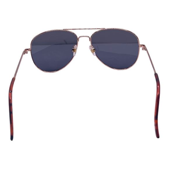 Gold Polarized Aviators Gray Lenses NS0281 Danny GLD POL DIS - Picture 5 of 7